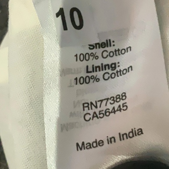 J. Crew Buffalo Plaid Gingham Black and White Ruffled Cotton Picnic Dress Size 6 - Picture 8 of 12